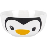 Набір дитячого посуду Limited Edition Happy Penguin, білий із чорним (YF6013) - Pampik - 2
