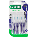 Щетка для межзубных промежутков GUM TravLer 1.2 мм, 6 шт. - Pampik
