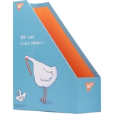 Лоток для документов Yes Гусь, вертикальный, 32х25х8 см, голубой (707145) - Pampik