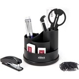 Набор канцелярских приборов Axent Welle настольный черный (2102-01-A) - Pampik