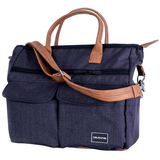 Сумка для мамы Teutonia Melange Navy, синяя - Pampik