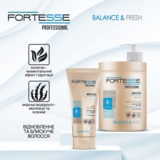 Маска Fortesse Professional Balance & Fresh, для всіх типів волосся, з дозатором, 1000 мл - Pampik - 2