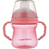 Кружка тренировочная Canpol babies First Cup Bonjour Paris, 150 мл, розовый (56/614_pin) - Pampik