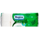 Туалетний папір Regina Aloe Vera FSC Алое Вера тришаровий 8 рулонів - Pampik