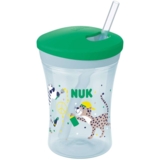Поїльник Nuk Evolution Action Cup, 230 мл, зелений (3952421) - Pampik