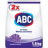 Пральний порошок АВС Лавандова свіжість для білих та кольорових речей автомат 1.5 кг - Pampik