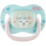 Силіконова симетрична пустушка Canpol babies Exotic Лама, блакитний з рожевим, 0-6 міс. (34/920_lama) - Pampik