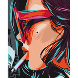 Картина за номерами ArtCraft Зухвала дівчина 40x50 см (10291-AC) - Pampik