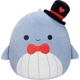 Мягкая игрушка Squishmallows Синий Кит Самир, 19 см (SQVA00838) - Pampik