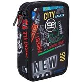 Пенал с наполнением CoolPack Jumper 2 Big City, 2 отделения (F066673) - Pampik