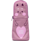 Пенал-подставка Yes PM-M3 Cat Stay kind, 21х8х5 см, розовый (533246) - Pampik