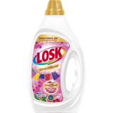 Гель для стирки Losk Колор Ароматерапия Эфирные масла и аромат Малазийского цветка, 1.35 л - Pampik