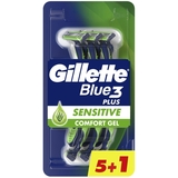 Одноразові станки для гоління Gillette Blue 3 Sensitive 6 шт. - Pampik - 2