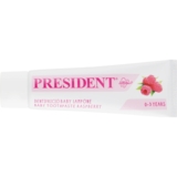 Зубная паста President Baby Toothpaste Raspberry, 0-3 года, 30 мл - Pampik - 2