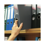 Папка-коробка на липучці Axent А4 60 мм, сіра (1760-03-A) - Pampik - 2