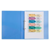 Папка на 2-х кільцях Axent А4 25 мм синя (1207-22-A) - Pampik - 2