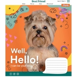 Тетрадь общая 1 Вересня Well, Hello!, А5, в косую линию, 12 листов (766302) - Pampik - 3