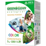 Стиральный порошок Green & Clean Professional Color для цветного белья, концентрат, 5 кг - Pampik