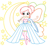 Чарівна розмальовка Кристал Бук Квіткові феї, із секретом, 8 сторінок (F00027797) - Pampik - 3