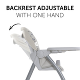 Стільчик для годування Hauck Sit N Fold Circles blue, сірий (64102-6) - Pampik - 3