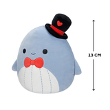 М'яка іграшка Squishmallows Синій Кит Самір, 13 см (SQVA00806) - Pampik - 4