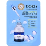 Тканинна маска для обличчя Jigott Doris Hyaluronic Acid Real Essence Mask, 25 мл - Pampik
