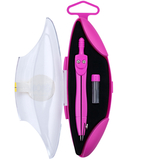 Циркуль ZiBi Kids Line Start Neon в твердому футлярі з запасним грифелем рожевий (ZB.5323NS-10) - Pampik - 2