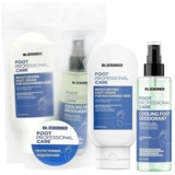 Набор для стоп Mr.Scrubber Fresh Feet Foot Professional Care: увлажняющий крем, 115 мл + освежающий спрей, 100 мл - Pampik