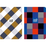 Тетрадь для записей MonAmi, A5, в клеточку, 80 л., ромбы (A5-IC-080-7008K) - Pampik - 2