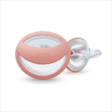Пустышка ортодонтическая Nuk Mommy Feel, 0-9 мес., 2 шт., розовый/бежевый (3952562) - Pampik - 2