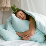 Ковдра бамбукова MirSon Valentino Hand Made №0434, зимова, 110x140 см, блакитна - Pampik - 10