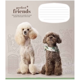 Зошит учнівський Школярик Perfect friends, в клітинку, 18 аркушів, ВД-лак, 25 шт. (018-3250K) - Pampik - 4