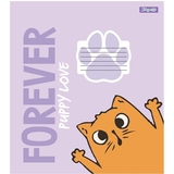 Набор тетрадей 1 Вересня Forever puppy love, в линию, 12 листов, 25 шт. (766531) - Pampik