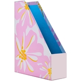 Лоток для документов Yes Allegro, вертикальный, фольга, 32х25х8 см, розовый (707310) - Pampik