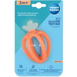 Іграшка-прорізувач Canpol babies 3D Полуничка, помаранчевий (80/400_ora) - Pampik - 3