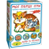 Настільна гра Київська фабрика іграшок Мої перші ігри Мами та малюки Свійські тварини - Pampik