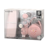 Набір подарунковий Suavinex Bonhomia, 4 предмети, рожевий (308025) - Pampik