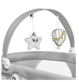 Качалка-ліжко Lionelo Bella Set Grey Concrete, сірий - Pampik - 9