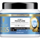 Маска Gliss Moisture Bond-Building 4 in 1 для зволоження пошкодженого та сухого волосся, 400 мл - Pampik