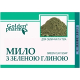 Мило Golden Pharm з зеленою глиною, 70 г - Pampik