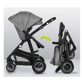 Універсальна коляска 3 в 1 Lionelo Bianka Grey Stone, сіра (LO-BIANKA 3IN1 GREY STONE) - Pampik - 9