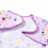 Нагрудник з довгим рукавом BabyOno Квітковий сад від 6 м. до 2 років, 74x36 см (1476/01) - Pampik - 3