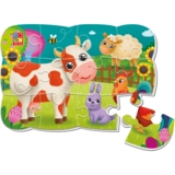 Магнітні пазли Vladi Toys Ферма, 12 елементів (VT3205-89) - Pampik