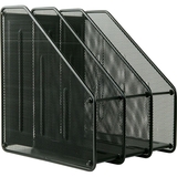 Лоток для документів Axent 3 в 1 чорний 25x29x31 см (2128-01-A) - Pampik