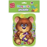 Пазли на магніті Vladi Toys Малюк зможе Ведмежа А5 12 елементів (VT3301-04) - Pampik - 2