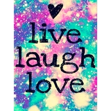 Алмазна мозаїка Santi Живи! Посміхайся! Кохай!, 30х40 см (954294) - Pampik