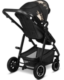 Универсальная коляска 2 в 1 Lionelo Amber Lovin, черная (LO-AMBER LOVIN (2in1)) - Pampik - 2