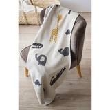 Дитяча ковдра Kaiser Тваринки Органік, 100х80 см, молочна (65220) - Pampik - 8