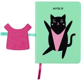 Блокнот Kite Green cat B6 в клітинку 96 аркушів зелений (K22-464-2) - Pampik - 6