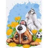 Набір для розпису по номерах Ідейка Весняне сонечко, 30х40 см (KHO4492) - Pampik